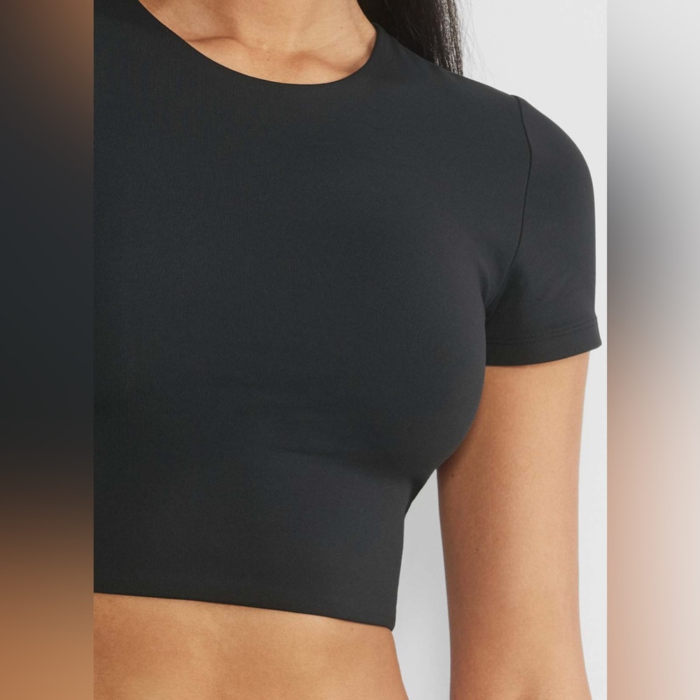 Aritizia Babaton Contour Crew Cropped T-Shirt Size L